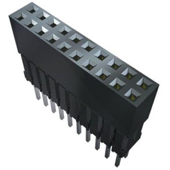 基板接続用ソケット 4 極 2.54mm 1 列 スルーホール SAMTEC