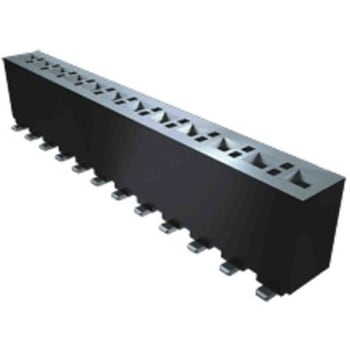 基板接続用ソケット 4 極 3.96mm 1 列 スルーホール SAMTEC