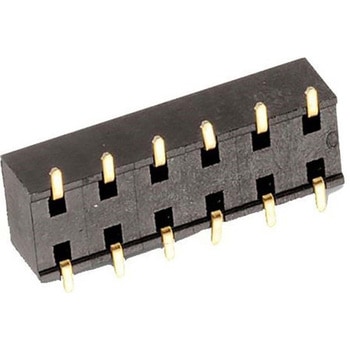 基板接続用ピンヘッダ 4 極 2.54 2 列 表面実装 1袋 5個入 WURTH ELEKTRONIK