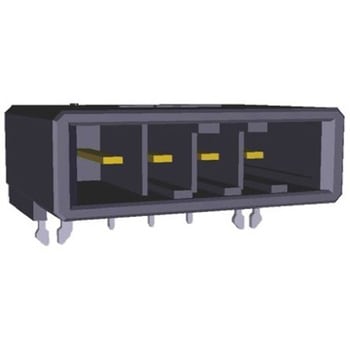 基板接続用ピンヘッダ 4極 3.81mm 1列 - TE Connectivity Japan(旧:TYCOELECTRONICS(タイコエレクトロニクス))