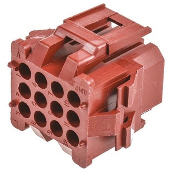 基板用コネクタハウジング 12極 ピッチ：4.19mm 4列 1袋 800個入 TE CONNECTIVITY