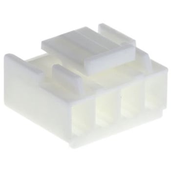 基板用コネクタハウジング 4極 ピッチ：3.96mm 1列 1袋 2000個入 TE Connectivity Japan(旧:TYCOELECTRONICS(タイコエレクトロニクス))