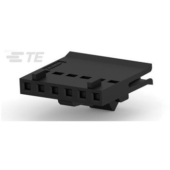 基板用コネクタハウジング 6極 ピッチ：2.54mm 1列 1袋 10個入 TE CONNECTIVITY