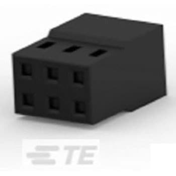 基板用コネクタハウジング 6極 ピッチ：2mm 2列 1袋 5個入 TE CONNECTIVITY