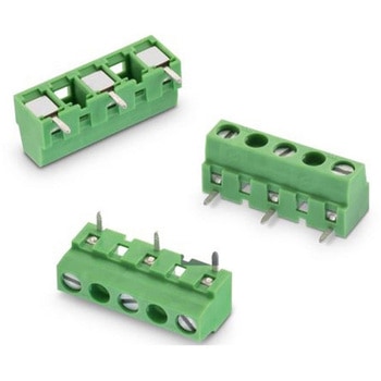 基板用端子台 2416シリーズ 10.16mmピッチ 1列 5極 緑 1袋 5個入 WURTH ELEKTRONIK
