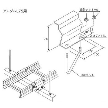 GHP-15BE-75 �X�`�[���� �P�[�u�����b�N�p�[�c �A���O���p�Œ����(BE�^) �J�i�t�W�d�H 1�� GHP-15BE-75 69289581