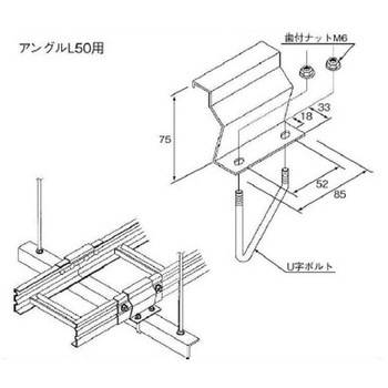 ZHP-15BE-50 �X�`�[���� �P�[�u�����b�N�p�[�c �A���O���p�Œ����(BE�^) �J�i�t�W�d�H 1�� ZHP-15BE-50 69289721