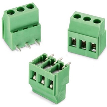 基板用端子台 2535シリーズ 5.08mmピッチ 1列 3極 緑 1袋 5個入 WURTH ELEKTRONIK