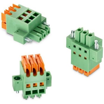 基板用端子台 3593シリーズ 3.81mmピッチ 1列 7極 緑、オレンジ 1箱 60個入 WURTH ELEKTRONIK