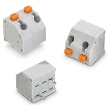 基板用端子台 4124Mシリーズ 7.62mmピッチ 1列 4極 グレー 1袋 100個入 WURTH ELEKTRONIK