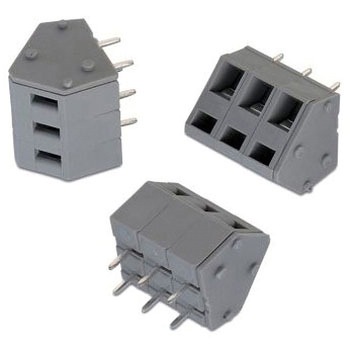 基板用端子台 413Bシリーズ 5mmピッチ 1列 6極 グレー 1袋 2個入 WURTH ELEKTRONIK