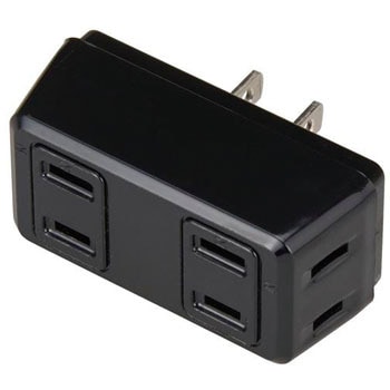 Y02Q400BK 4個口クワトロタップ YAZAWA(ヤザワコーポレーション) 69291766