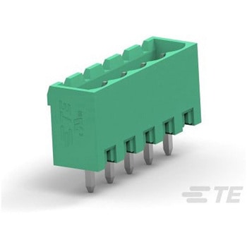 基板用端子台 5mmピッチ 1列 12極 緑 1袋 5個入 TE CONNECTIVITY