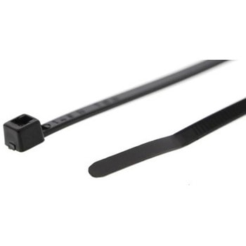 結束バンド 100mm x 2.5 mm 黒 ナイロン 66 1袋 100個入 ヘラマンタイトン(タイトン)