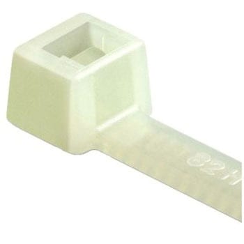 結束バンド 200mm x 4.6 mm ナチュラル ナイロン 66 1袋 100個入 ヘラマンタイトン(タイトン)