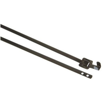 結束バンド 330mm x 5.26 mm 黒 ポリエステルコーティングしたステンレススチール 1袋 100個入 ヘラマンタイトン(タイトン)
