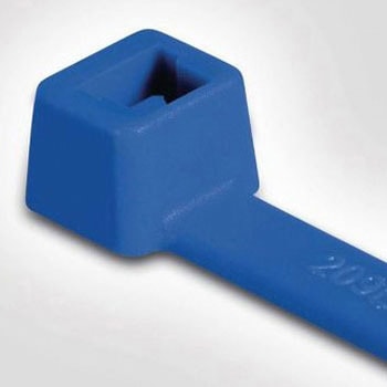 結束バンド 382mm x 4.7 mm 青 ETFE 1袋 100個入 ヘラマンタイトン(タイトン)