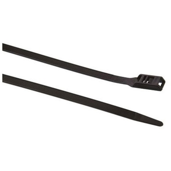 結束バンド 535mm x 9 mm 黒 ナイロン 66 1箱 100個入 ヘラマンタイトン(旧:タイトン)
