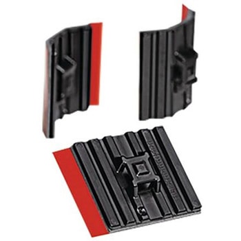 結束バンドベース FlexTack 長さ 28mm 幅 28 mm 黒 1袋 10個入 ヘラマンタイトン(タイトン)