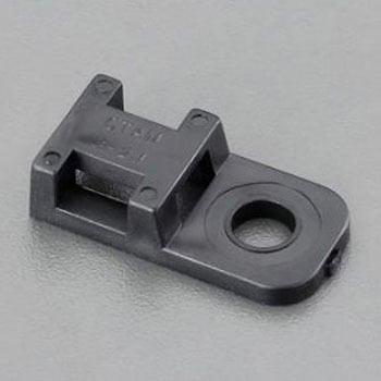 結束バンド用ベース 導電性/100個 エスコ