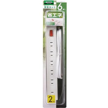 Y02612WH 個別スイッチ付節電タップ ヤザワコーポレーション 2P Y02612WH 個別スイッチ付節電タップ ヤザワコーポレーション 2P