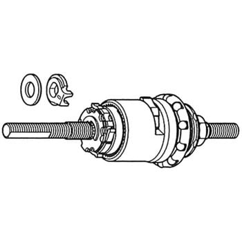 シマノ(SHIMANO) リペアパーツ 内部一式組立品(軸長184mm) SG-C6011-8R