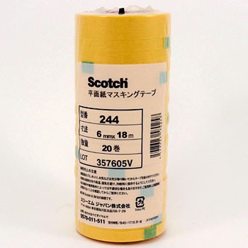 244 6X18 �ϔM���ʎ��}�X�L���O�e�[�v 244 3M(�X���[�G��) 69324754