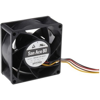 軸流ファン 電源電圧：12 V dc DC 80 x 80 x 38mm 山洋電気