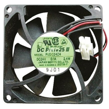 軸流ファン 電源電圧：24 V dc DC 80 x 80 x 25.5mm 日本電産サーボ