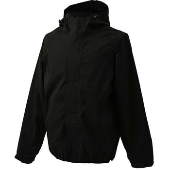MCR06-BLACK-LL バイク 持ち運び 軽量 レイン ジャケット コンパクト 収納 ブラック MCR06 RIDEZ(ライズ) 69332141