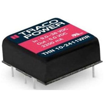 絶縁DC-DCコンバータ 18 75 V dc 10W 1セット 10個入 TRACO POWER