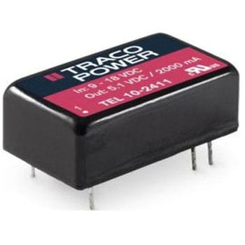 絶縁DC-DCコンバータ Vout：24V dc 9 → 18 V dc 10W TRACO POWER