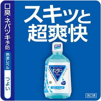 モンダミン アース製薬 キシリトール配合/強刺激タイプ ボトル 1個(1080mL) - 【通販モノタロウ】