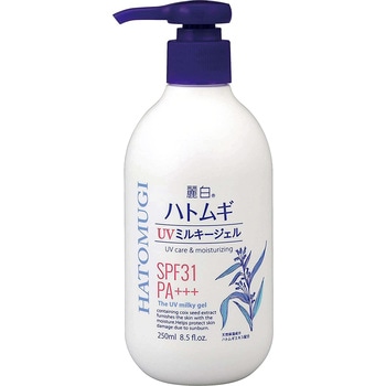 麗白 ハトムギ UVミルキージェル 熊野油脂
