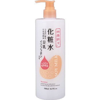 四季折々 豆乳イソフラボン 化粧水 1個(500mL) 熊野油脂 【通販 ...