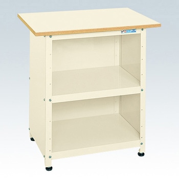 軽量一人用作業台(ポリエステル天板/固定タイプ) サカエ