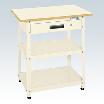 軽量一人用作業台(ポリエステル天板/固定タイプ) サカエ