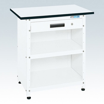 軽量一人用作業台(ポリエステル天板/固定タイプ) サカエ