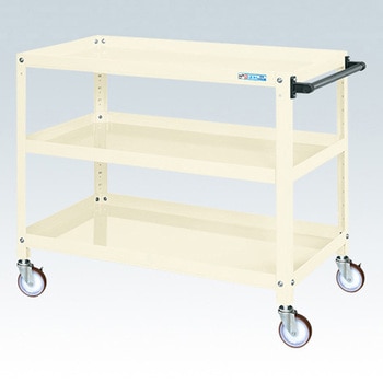 SAS-10883NUI スーパーワゴン(ナイロンウレタン車/H880/3段タイプ/ねじ込み式キャスター) サカエ 69349266