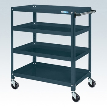 SAS-90114NUD スーパーワゴン(ナイロンウレタン車/H1100/4段タイプ/ねじ込み式キャスター) サカエ 69349668