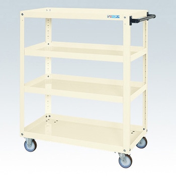 SAP-90114NUJI スーパーワゴン(ナイロンウレタン車/H1150/4段/プレート式キャスター) サカエ 69354735