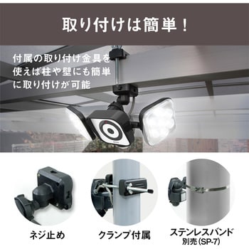 最新発見 【SDカード増量品】RITEX LEDセンサーライト防犯カメラC