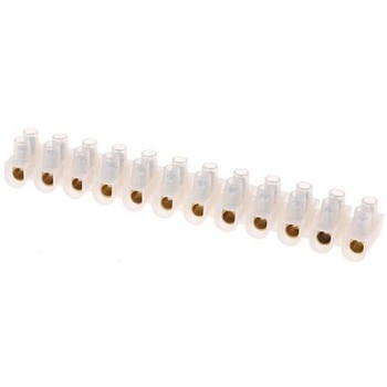 端子ストリップ 16mm2 ナチュラル 16mm ピッチ 1袋 10個入 ヘラマンタイトン(タイトン)