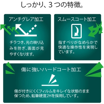 iPad 9.7インチ 第6/5世代 (2018/2017年) iPad Pro 9.7インチ (2016年) iPad Air 1/2 (2014/2013年) フィルム 高精細 反射防止 指紋防止 気泡防止 エレコム