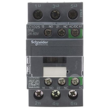 電磁接触器 24 V ac/dc 3極 LC1Dシリーズ シュナイダーエレクトリック