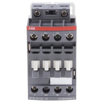 電磁接触器 250 → 500 V AC/DC 4極 AF16シリーズ ABB