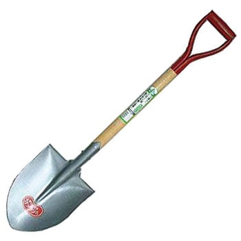 木柄 丸型ショベル ふくろう