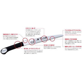大工用折込鋸ピーメタル アルス