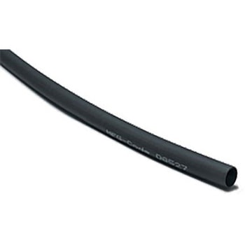 熱収縮チューブ 収縮前 3.2mm 収縮後 1.6mm 黒 1巻 150m入 ヘラマンタイトン(タイトン)