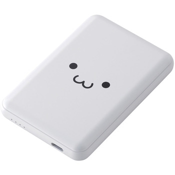モバイルバッテリー 5000mAh 軽量 小型 薄型 15W 入出力(USB Type-C×1) C-Cケーブル付属 充電器 エレコム